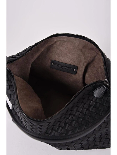 Bottega Veneta Tourmaline Intrecciato Nappa Small Shoulder Bag In Black ...