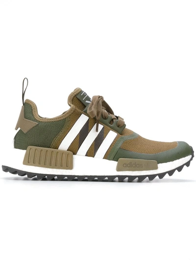 Shop Adidas X White Mountaineering Knitted Sneakers In Green