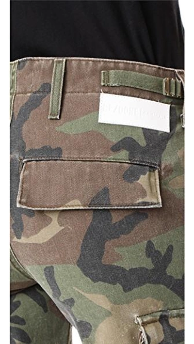 Shop Re/done Cargo Pants In Camo