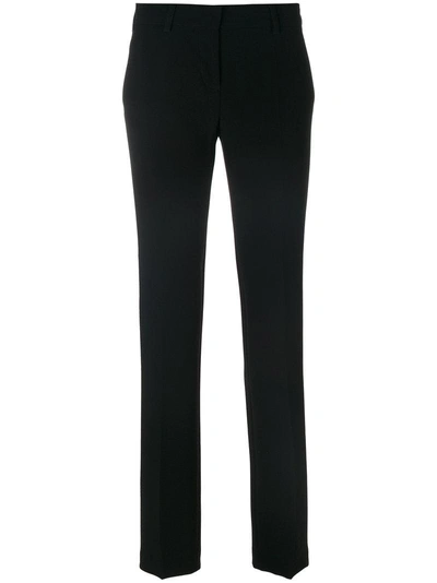 Shop Alberto Biani Long Length Trousers In Black