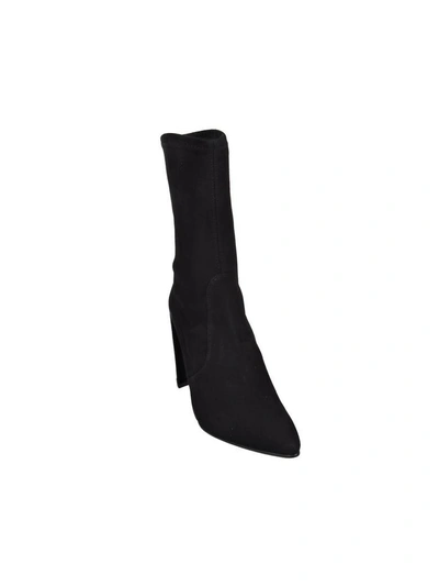 Shop Stuart Weitzman Clinger Ankle Boots In Black