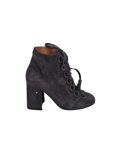 Shop Laurence Dacade Padded Ankle Boots In Grey