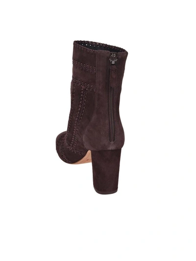 Shop Alexandre Birman Beatrice Ankle Boots In Brown