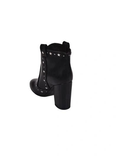 Shop Laurence Dacade Peter Star Studded Boots In Black