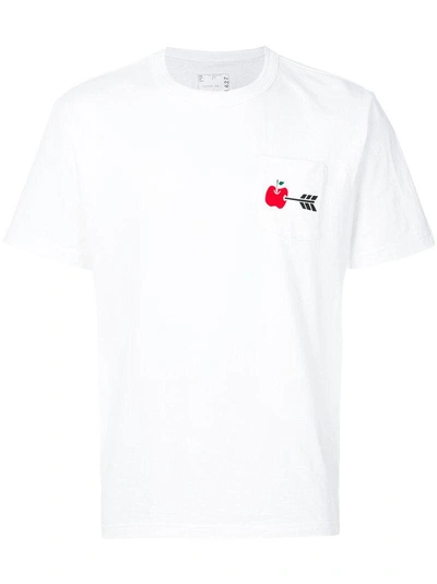 Shop Sacai Apple Motif T-shirt