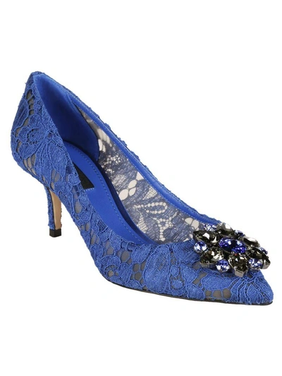 Shop Dolce & Gabbana Bellucci Pumps In Blue