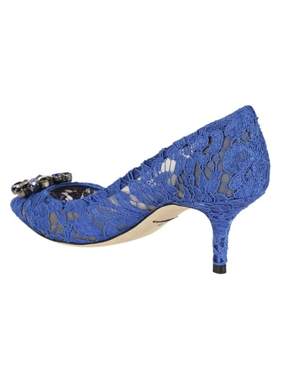 Shop Dolce & Gabbana Bellucci Pumps In Blue