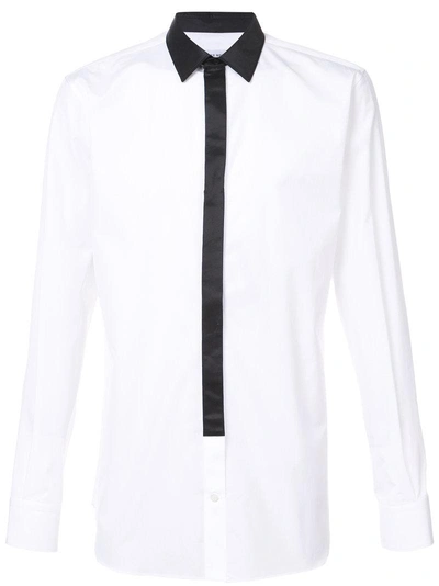 Shop Alexander Mcqueen Contrat Placket Shirt