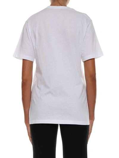 Shop Amen Printed T-shirt In Bianco