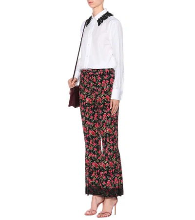 Shop Dolce & Gabbana Flared Trousers In Black