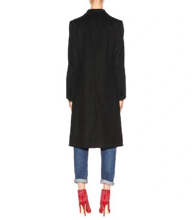 Shop Dolce & Gabbana Wool And Cashmere Coat In Llack