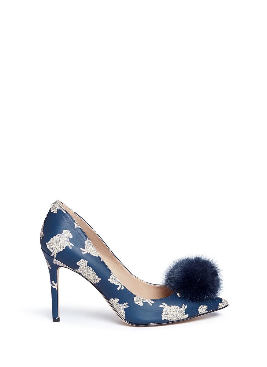 sam edelman pom pom pumps