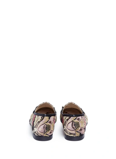 Shop Sam Edelman 'loraine' Horsebit Floral Jacquard Step-in Loafers