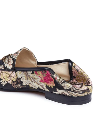 Shop Sam Edelman 'loraine' Horsebit Floral Jacquard Step-in Loafers