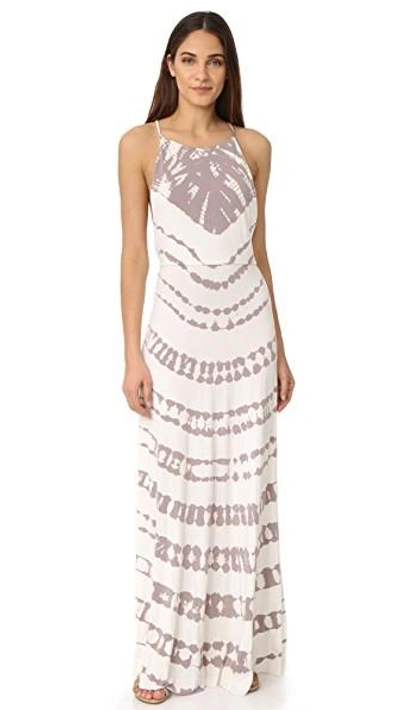 Shop Young Fabulous & Broke Megan Maxi Dress In Mushroom Stripe