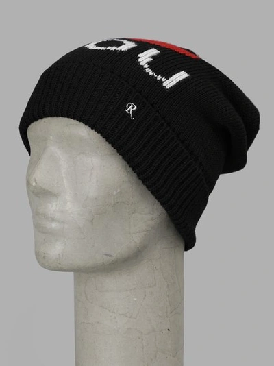raf simons i love you beanie