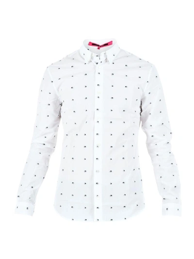 Shop Mcq By Alexander Mcqueen Mcq White Shirt With Print