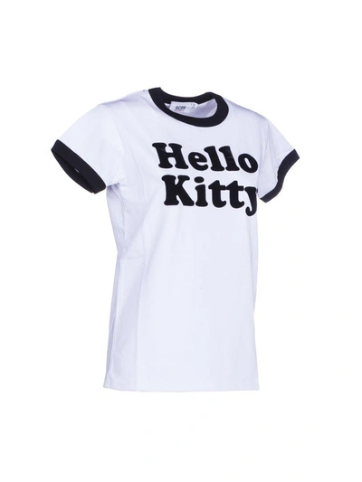 Shop Gcds Hello Kitty T-shirt In White