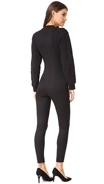 Shop Alexander Wang Scoop Jumpsuit In Black