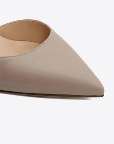 Shop Valentino Studwrap Slingback Pump 90mm In Poudre