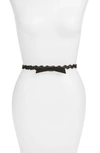 KATE SPADE rickrack skinny belt