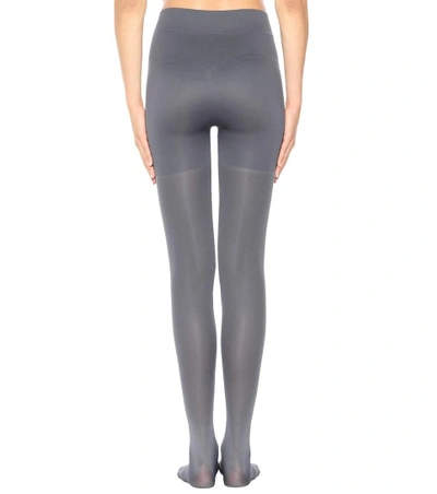 Shop Balenciaga Opaque Tights In Grey