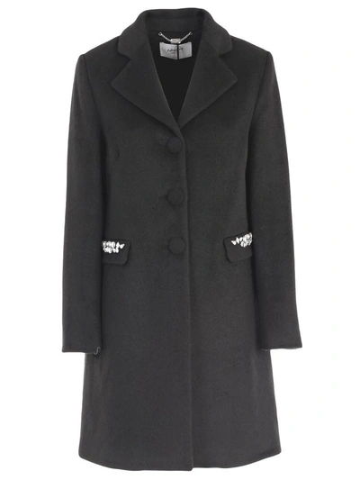 Shop Blugirl Coat In Black