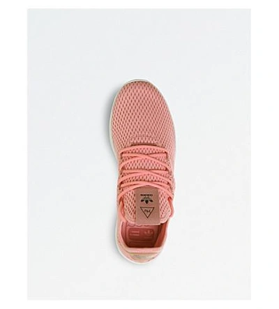 Shop Adidas Originals Pharrell Williams Tennis Hu Mesh Sneakers In Tactile Rose Pink