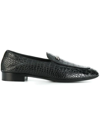 Shop Giuseppe Zanotti 'archibald' Loafer In Black