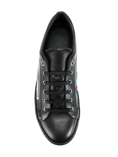 Lanvin Low Top Sneakers With Slogan