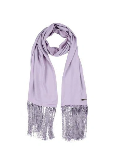 Shop John Galliano Scarves In Lilac