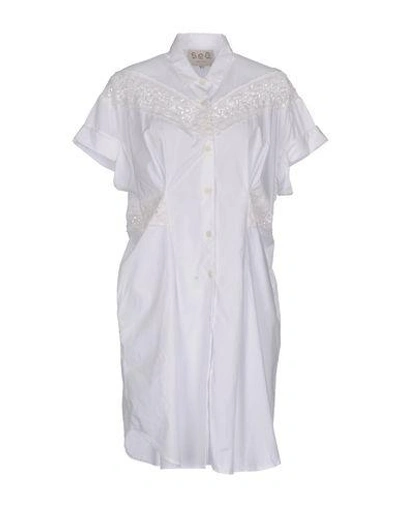 Shop Sea Short Dresses In White