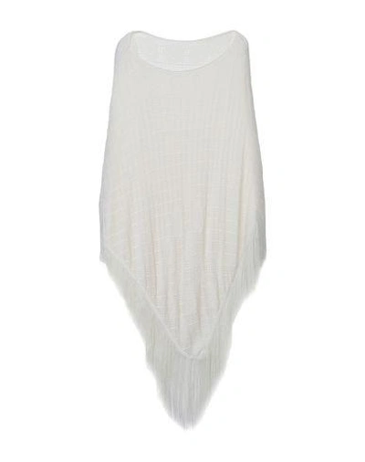 Shop Pinko Cape In Ivory