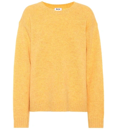 Shop Acne Studios Samara Wool Sweater In Orange