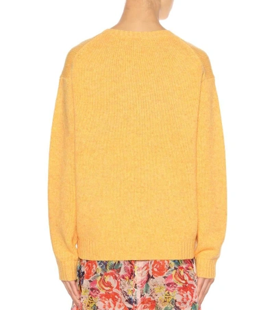 Shop Acne Studios Samara Wool Sweater In Orange
