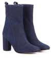 GANNI JOAN DENIM ANKLE BOOTS,P00275779