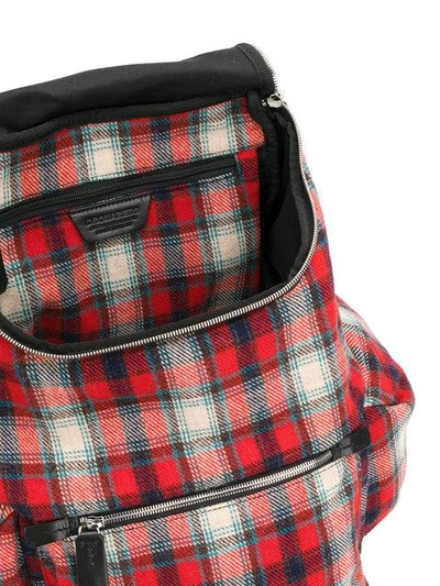 Shop Dsquared2 Tartan Backpack - Multicolour