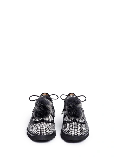 Shop Sam Edelman 'dahl' Pompom Houndstooth Brogue Oxfords