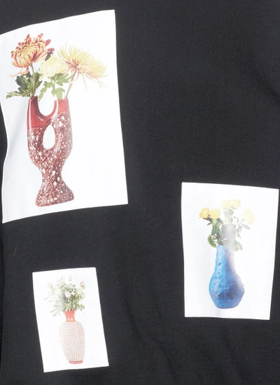 Shop Ports 1961 Convertible Sleeve Flower Vase Print Patch Sweatshirt