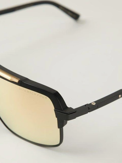 Shop Dita Eyewear Mach-four Sunglasses In Black