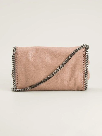 Shop Stella Mccartney Falabella Crossbody Bag In Pink & Purple
