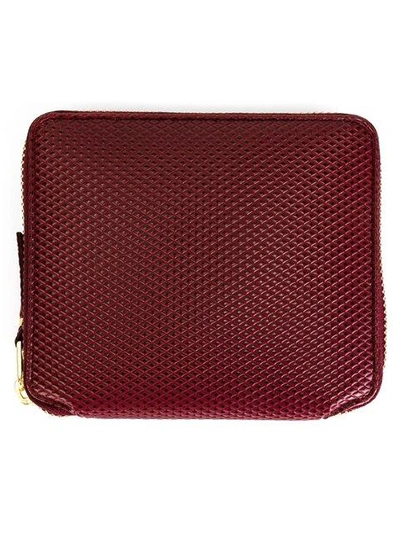 Shop Comme Des Garçons 'luxury Group' Wallet In Red