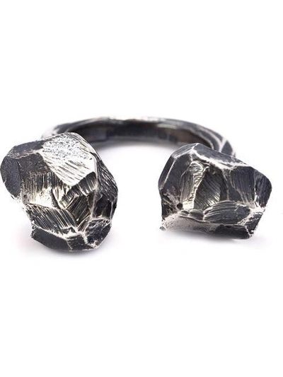 Shop Chin Teo 'dacite' Ring In Metallic