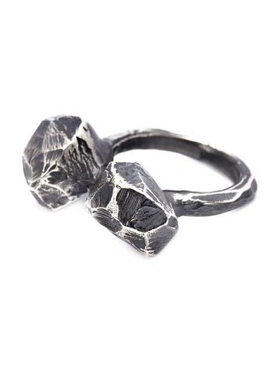 Shop Chin Teo 'dacite' Ring In Metallic