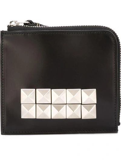 Shop Comme Des Garçons 'studs' Purse In Black