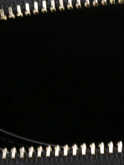 Comme Des Garçons Studded Leather Zip Wallet In Black