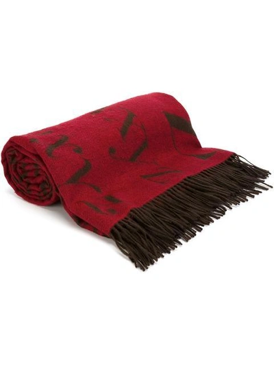 Shop Assouline 'didot' Scarf In Brown