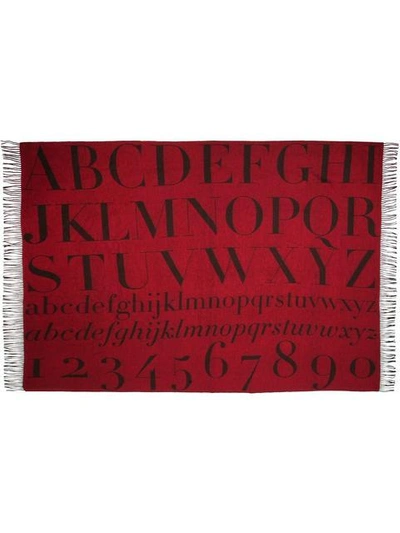 Shop Assouline 'didot' Scarf In Brown