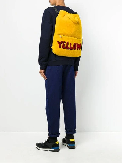 Shop Fendi Yellow Backpack