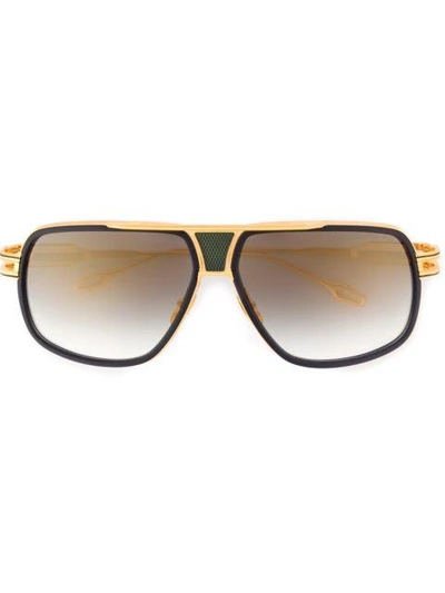 Shop Dita Eyewear 'grandmaster Five' Sunglasses In Black